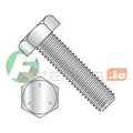 Newport Fasteners Grade 5, 5/8"-11 Hex Head Cap Screw, Zinc Plated Steel, 2-1/2 in L, 100 PK 167400